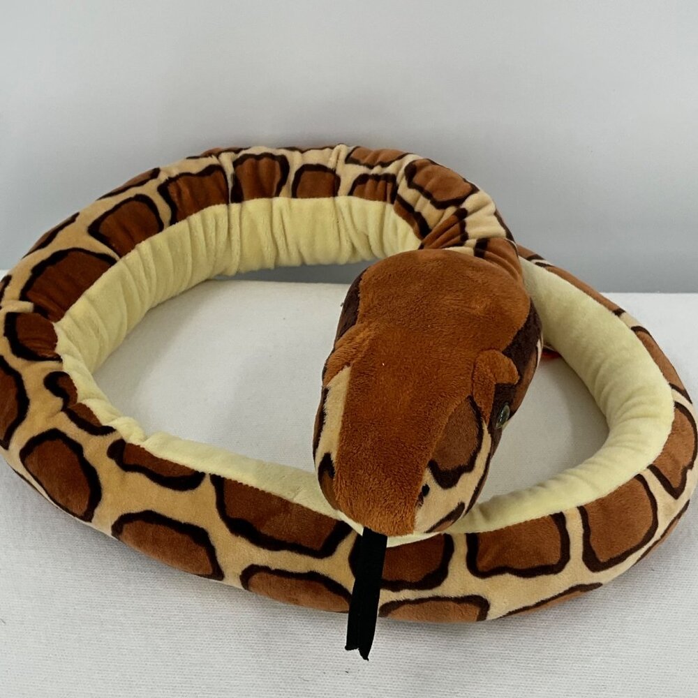 Wild Republic Plush Burmese‎ Pythone Snake Toy 51"